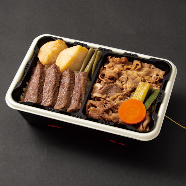 あっちっち神戸のすきやきとステーキ弁当