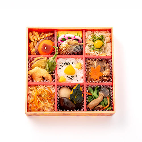 秋の彩り弁当
